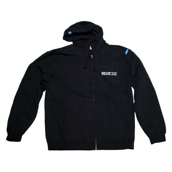 Sparco Sweatshirt Zip Www Black Large - SP04100NR3L