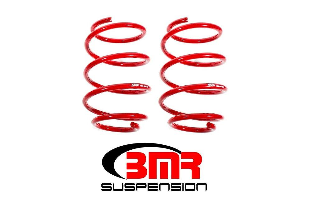 BMR SP042R 2016-2020 V8 6th Gen Camaro Lowering Springs, Front, Performance Version (Red)