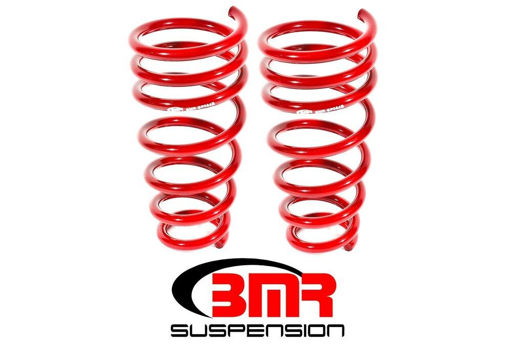 BMR SP054R 2010-2015 5th Gen Camaro Lowering Springs, Rear, 1.2" Drop, 430 Spring Rate, V6 (Red)
