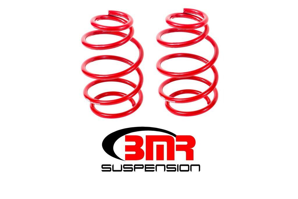 BMR SP078R 2010-2015 5th Gen Camaro Lowering Springs, Front, 1.25" Drop, 220 Spring Rate, V8 (Red)