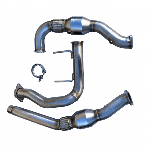 SPD Performance Catted Downpipe (2017-2020 Raptor) - DP35FR1720SS-HFC