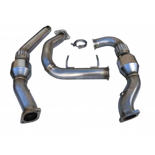 SPD Performance Catted Downpipe (2017-2020 Raptor) - DP35FR1720SS-HFC