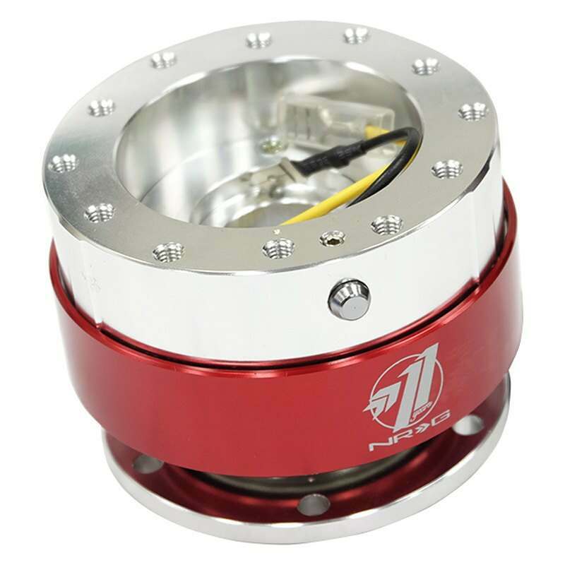 NRG Quick Release - Black Body/Red Chrome Ring - SRK-100RD