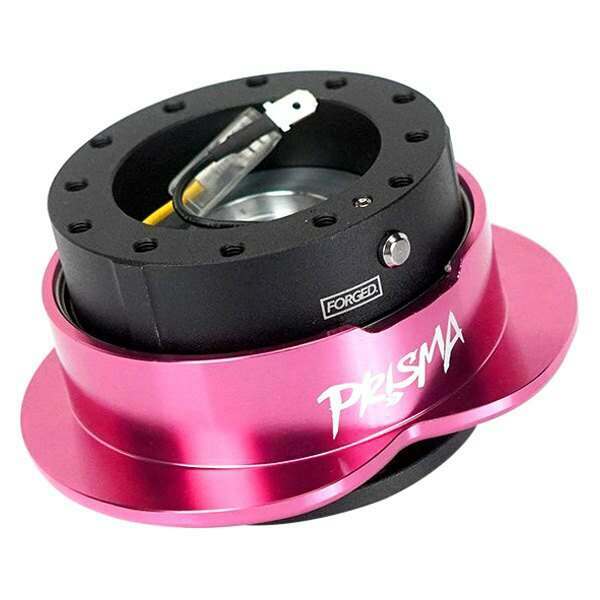 NRG Quick Release Kit - Black Body / Pink Heart Ring - SRK-143BK-PK