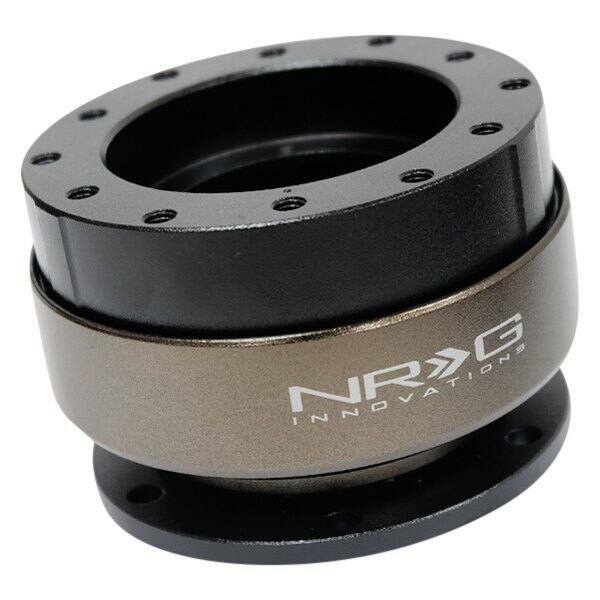 NRG Quick Release - Black Body/Chrome Ring SFI SPEC 42.1 - SRK-200-1BK