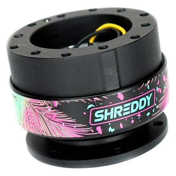 NRG Quick Release - Black Body/Black ring with Shreddy Collab Version 2 - SRK-200BK-SDY2