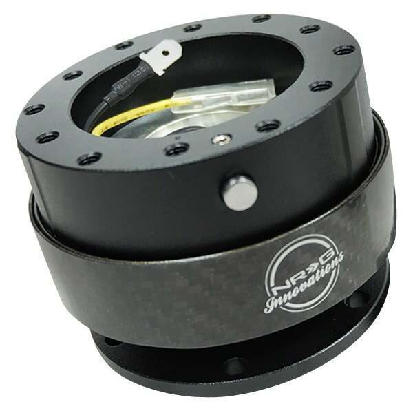 NRG Quick Release - Black Body/Black Carbon Fiber Ring - SRK-200CF