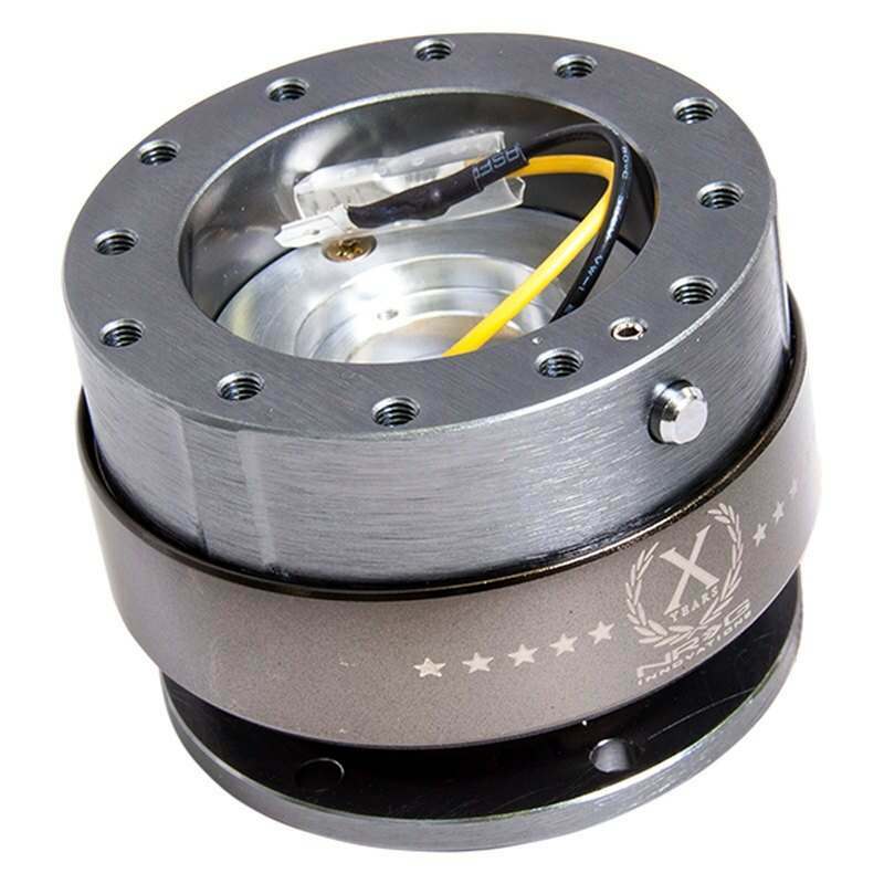 NRG Quick Release - Gun Metal Body/Titanium Chrome Ring - SRK-200GM