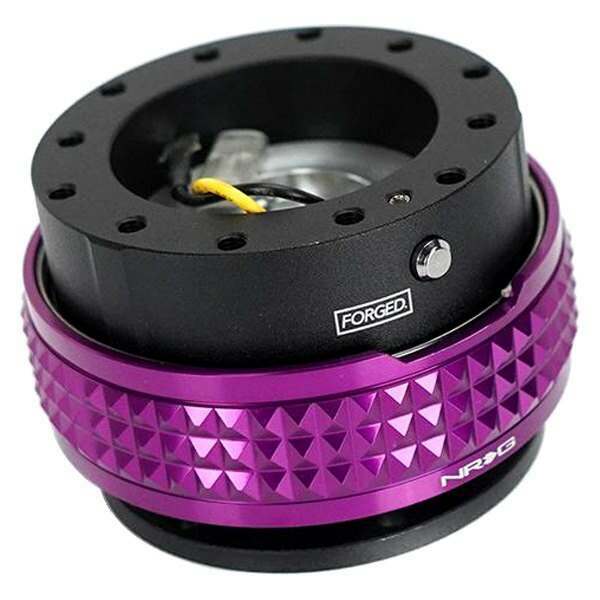 NRG Quick Release Kit - Black Body / Purple Pyramid Ring - SRK-210BK-PP