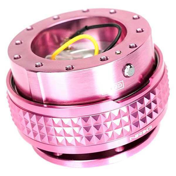 NRG Quick Release Kit - Pink Body / Pink Pyramid Ring - SRK-210PK-PK