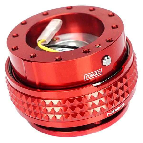 NRG Quick Release Kit - Red Body / Minty Fresh Pyramid Ring - SRK-210RD-RD