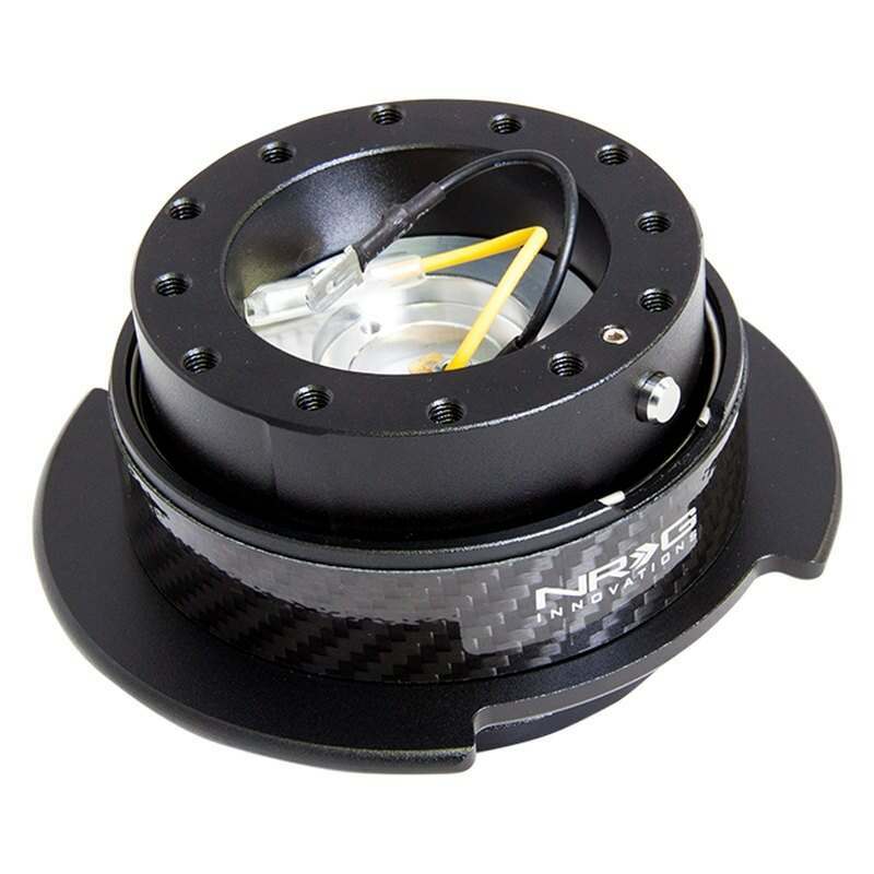 NRG Quick Release Kit - Black/CF Ring - SRK-250CF