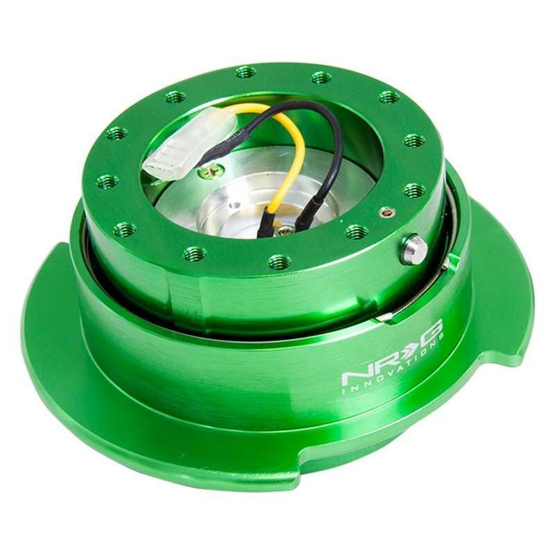 NRG Quick Release Kit - Green Body/Titanium Chrome Ring - SRK-250GN