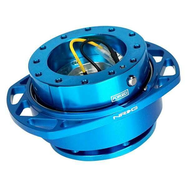 NRG Qucik Release Kit - Blue Body / Blue Cutout Ring - SRK-257BL-BL