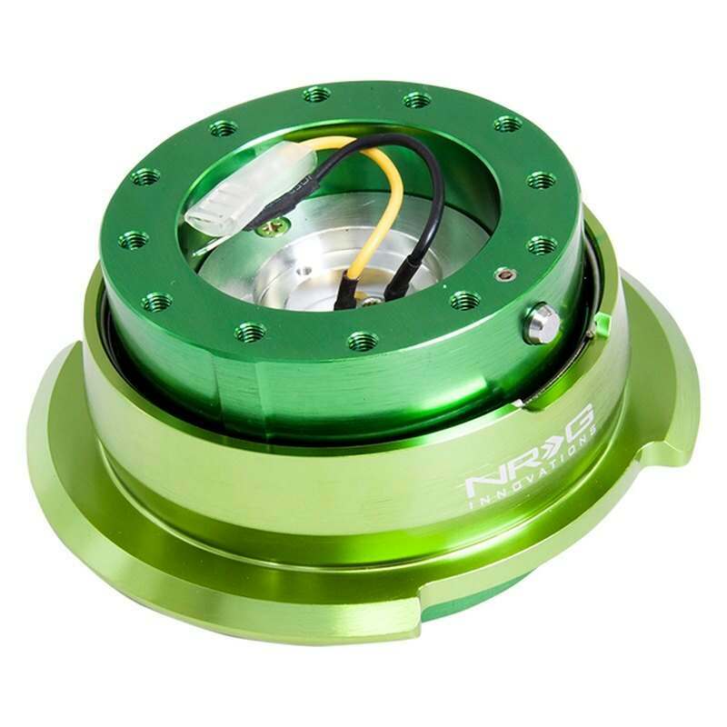 NRG Quick Release Kit - Green Body/Titanium Chrome Ring - SRK-280GN