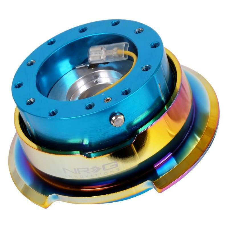 NRG Quick Release - New Blue Body/Neo Chrome Ring - SRK-280NB-MC