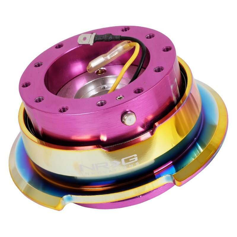 NRG Quick Release - Purple Body/Neo Chrome Ring - SRK-280PP-MC