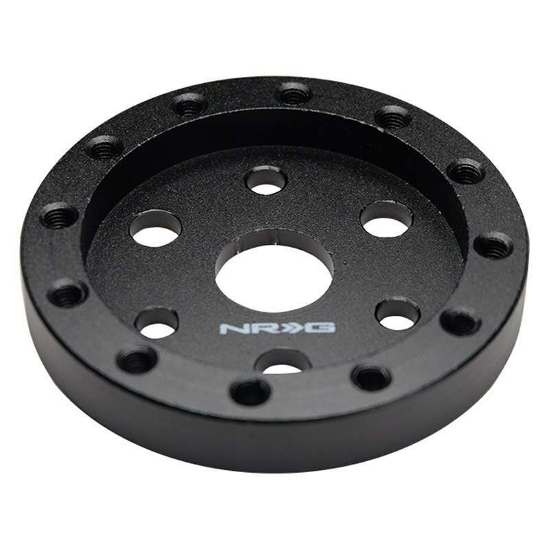 NRG 3 Hole to 6 Hole Steering Wheel Adapter 1/2" Black - SRK-36BK