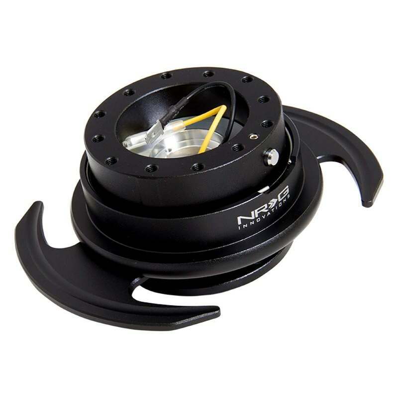 NRG Quick Release Kit - Black Body/Black Ring w/ Handles - SRK-650BK
