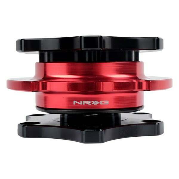 NRG Quick Release - Black Shinny Body / Red Shinny Ring SFI SPEC 42.1 - SRK-R200BK-RD