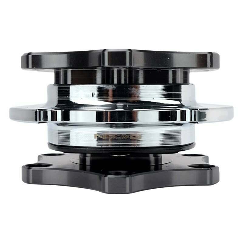 NRG Quick Release -Gun Metal Body / Chrome Shinny Ring SFI SPEC 42.1 - SRK-R200GM-CH