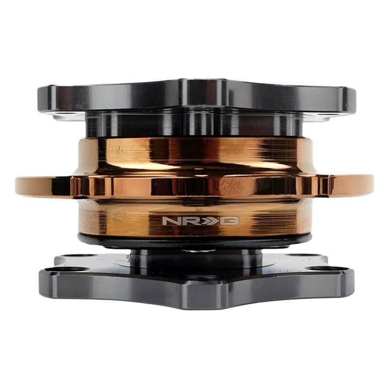 NRG Quick Release - Gun Metal Body / Black Shinny Ring SFI SPEC 42.1 - SRK-R200GM-RG