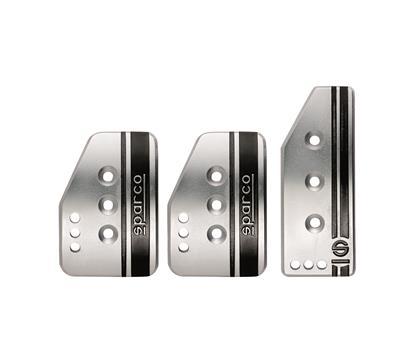 Sparco Pedal Set Settanta Short Silve - 037879IT01