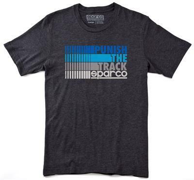 Sparco T-Shirt Punish Charcoal XSml - SP02700CH0XS