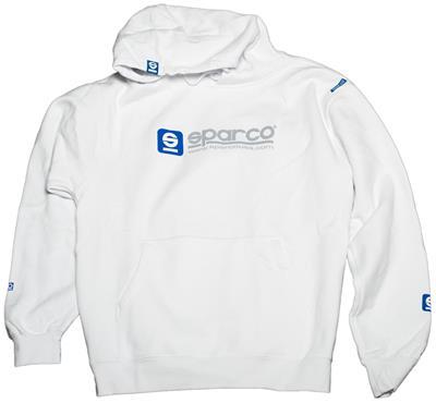 Sparco Sweatshirt Hooded Www White XSml - SP03100B0XS