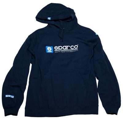 Sparco Sweatshirt Hooded Www Navy XSml - SP03100BM0XS