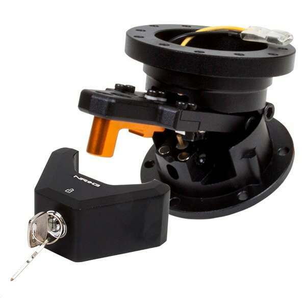 NRG Steering Wheel Quick Tilt System with Lock - Black - SRT-100BK