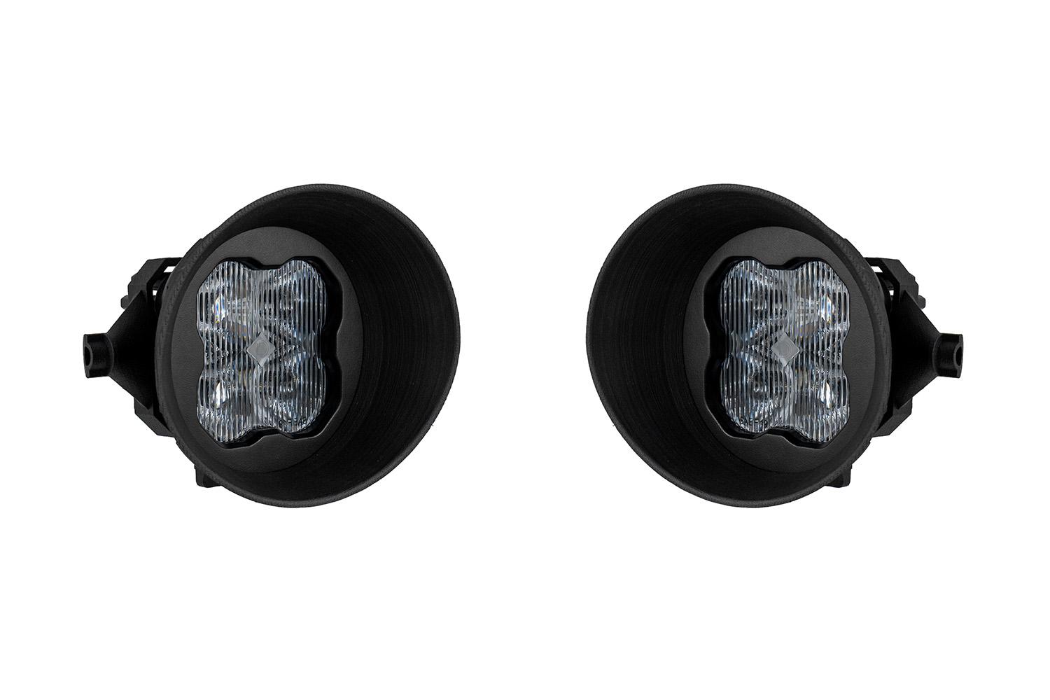 Diode Dynamics SS3 SAE/DOT Type TS Fog Light Kit Cool White (6000K) Sport (14.5 watts) White SAE Fog - DD8007