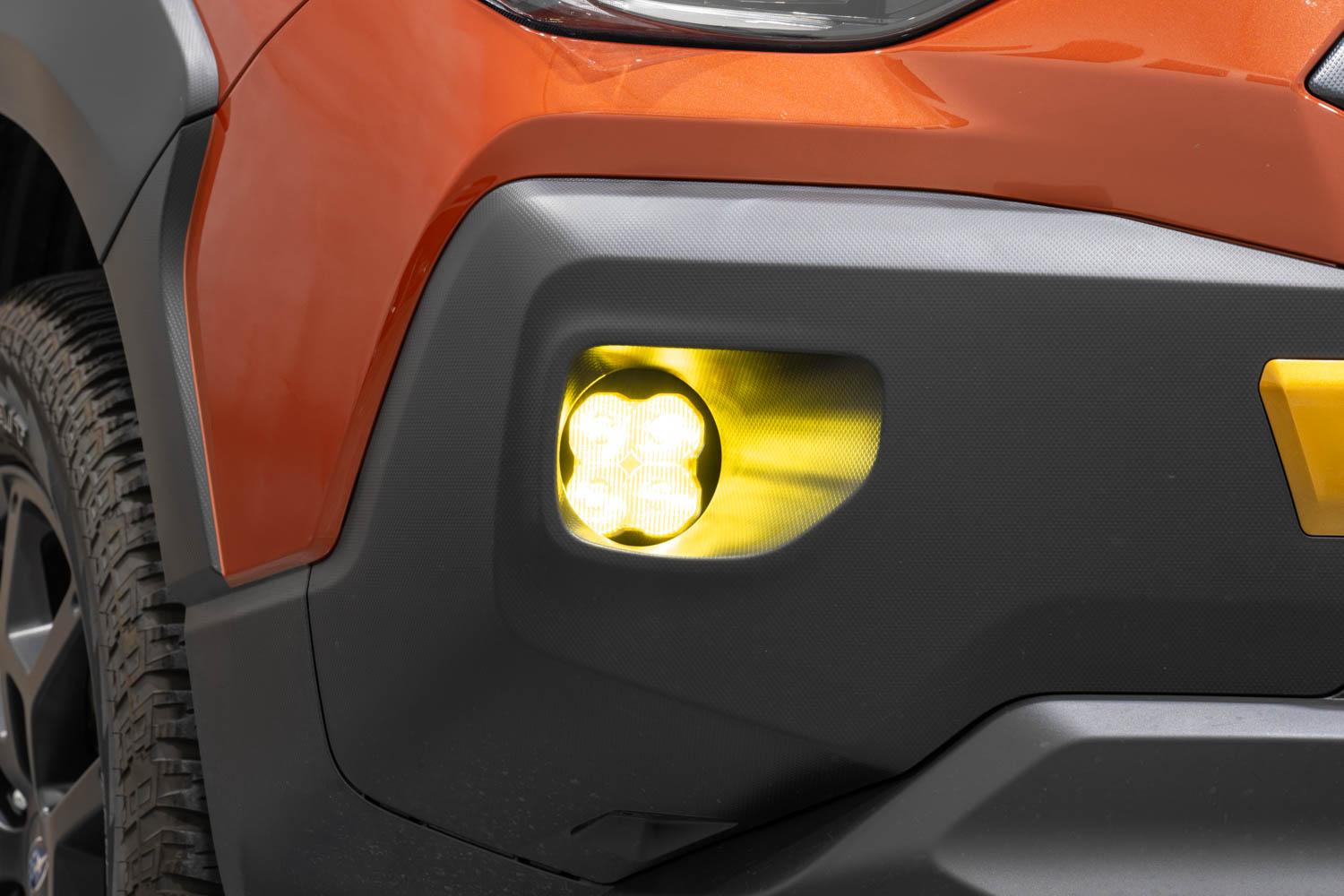 Diode Dynamics SS3 SAE/DOT Type Y Fog Light Kit Yellow (3000K) Max (38.5 watts) Yellow SAE Fog - DD7993
