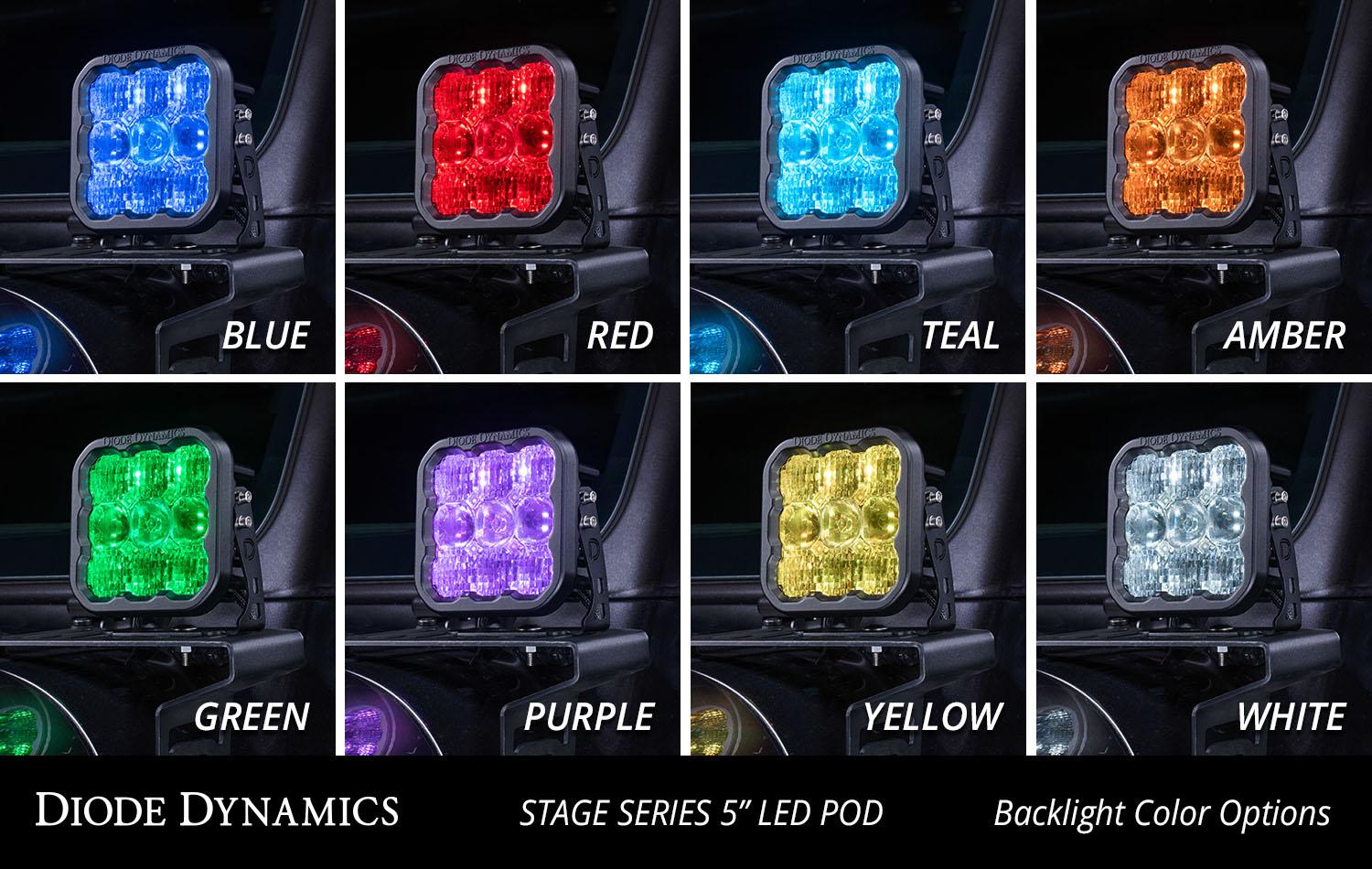Diode Dynamics SS5 LED Pod Pro White Driving Pair Diode Dynamics - DD6782P