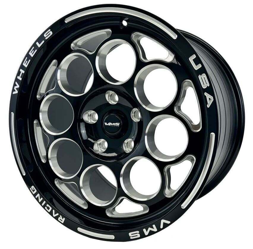VMS Racing Modulo 17 x 10" Rear Street Drag Race Wheel (2005-2023 Mustang w/ Brembo Brakes) - VWMO030
