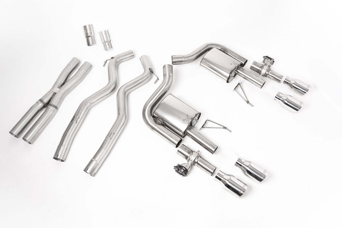 Milltek Active Valved Cat-Back with X-Pipe System (Polished Tips) – 2026 Mustang 5.0L GT Fastback
