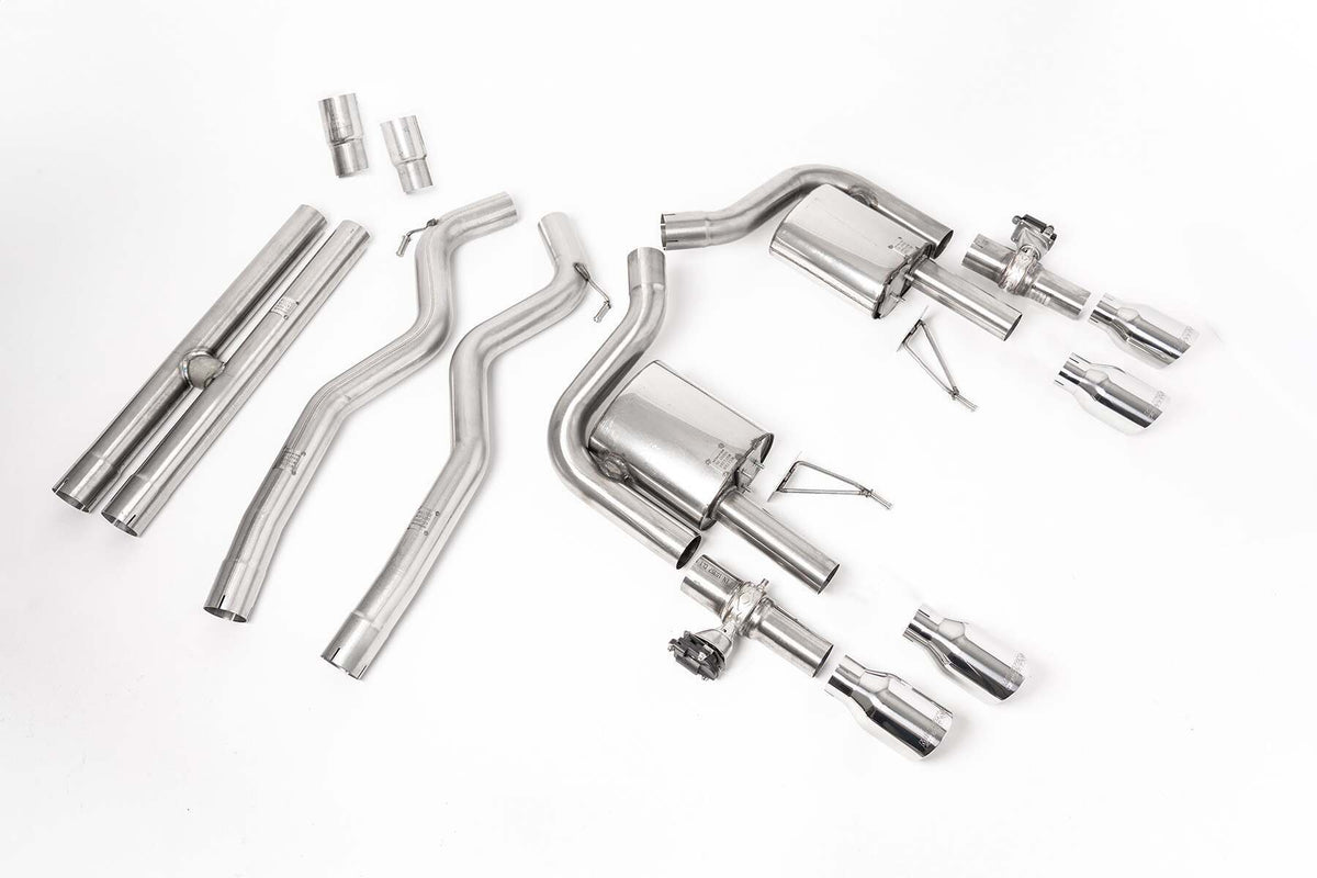 Milltek Active Valved Cat-Back with H-Pipe System (Polished Tips) – 2026 Mustang 5.0L GT Fastback