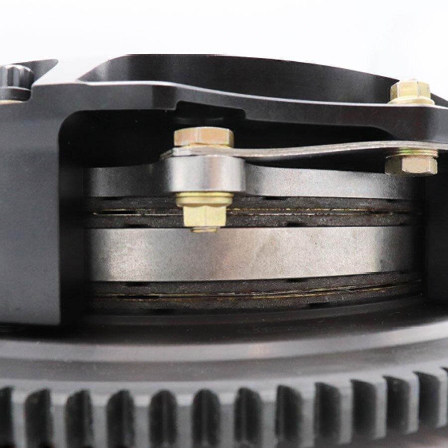 Tilton 55-2004 ST-246 Twin Disc Clutch Kit Solid Hub Cerametallic (1997-2004 Chevrolet C5 Corvette / Chevy LS 6 Bolt - Tremec T56 Magnum 6 Speed / Tremec TKO)