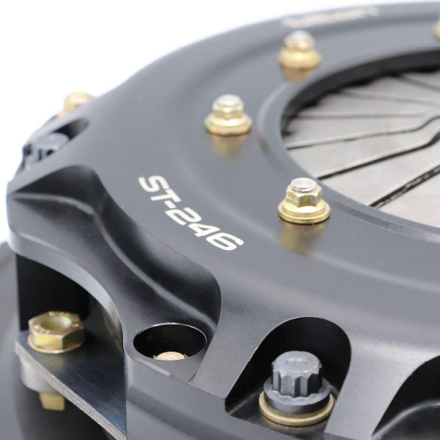 Tilton 55-2009 ST-246 Twin Disc Clutch Kit Solid Hub Cerametallic (2005-2013 Chevrolet Corvette C6)