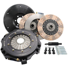 Tilton 55-2004 ST-246 Twin Disc Clutch Kit Solid Hub Cerametallic (1997-2004 Chevrolet C5 Corvette / Chevy LS 6 Bolt - Tremec T56 Magnum 6 Speed / Tremec TKO)