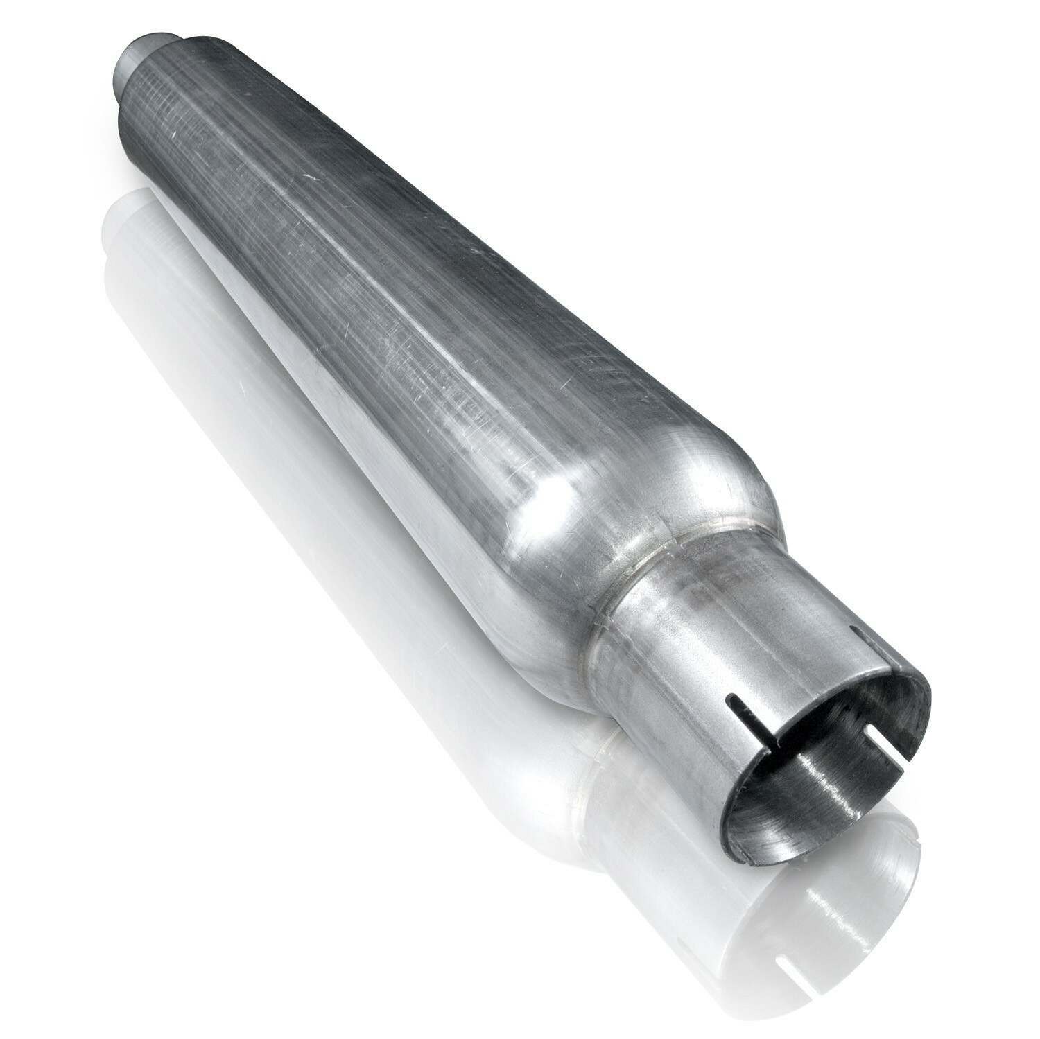 Stainless Works Smooth Tube 3" Muffler - ST3243