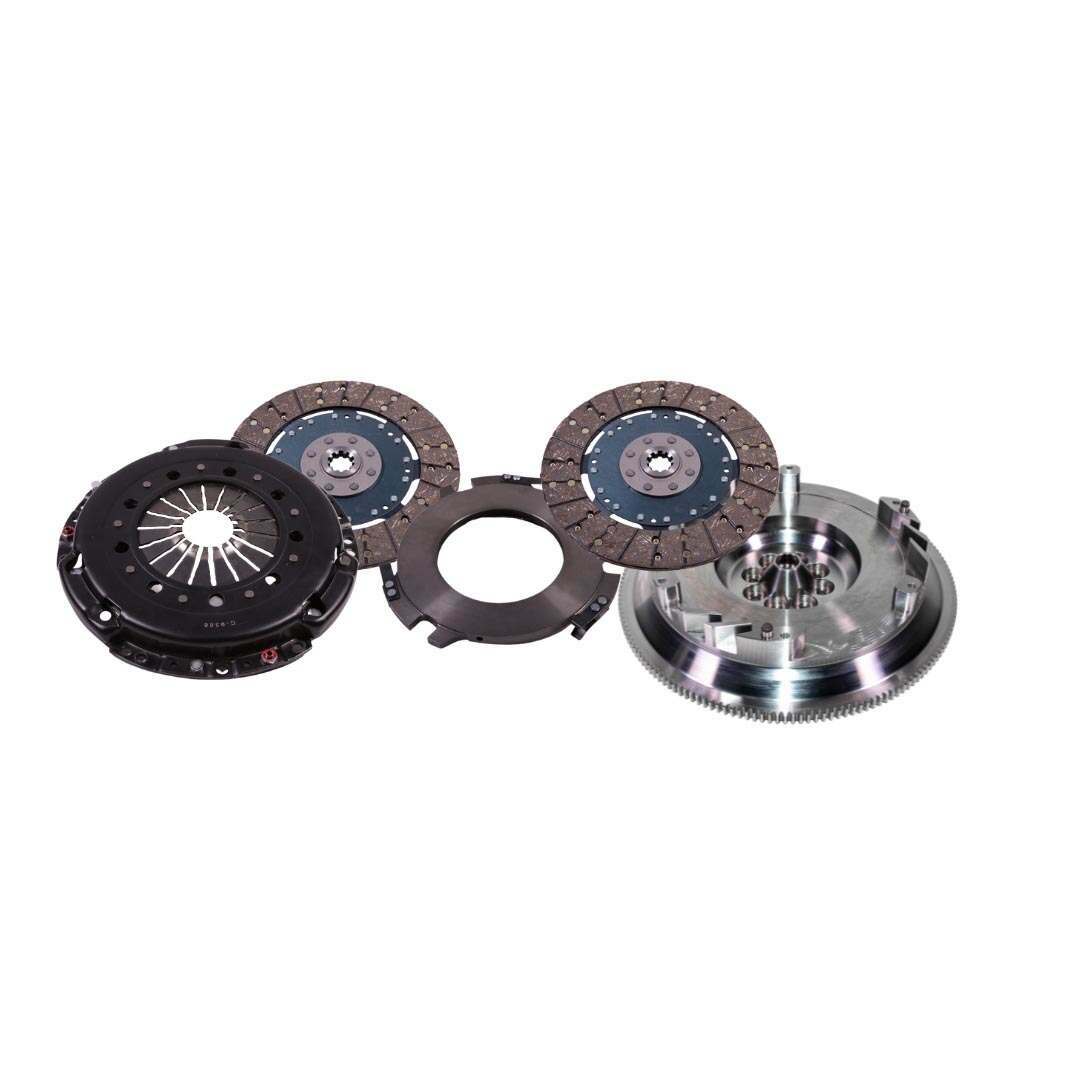 Vengeance Stage 1 Twin Disc MPC Organic Full Face Clutch Kit (2007-2014 Shelby GT500) - DM1-07-07