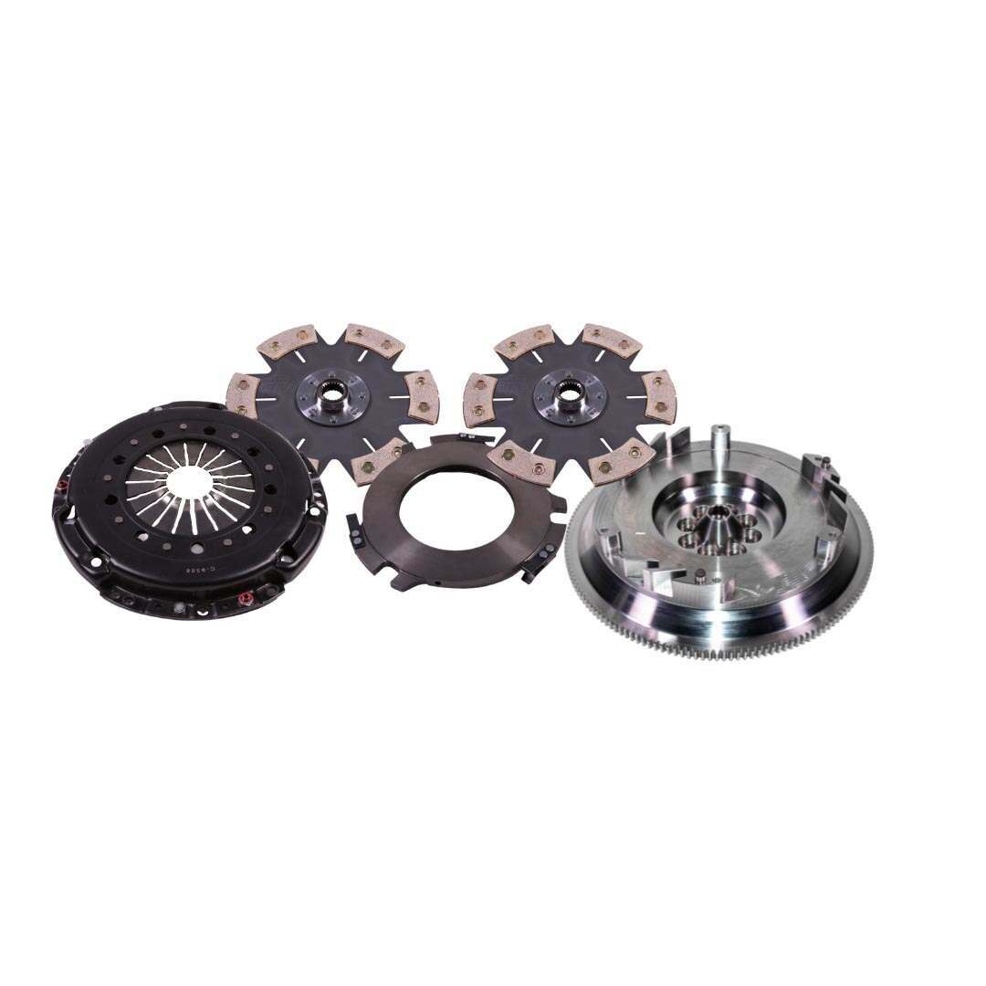 Vengeance Stage 3 Twin Disc MPC 6-Puck Ceramic Full Face Clutch Kit (2007-2014 Shelby GT500) - DM3-07-07