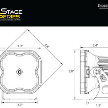 Diode Dynamics - SS3 LED Ditch Light Kit Sport Yellow Combo (2021-2025 Bronco) - DD7185