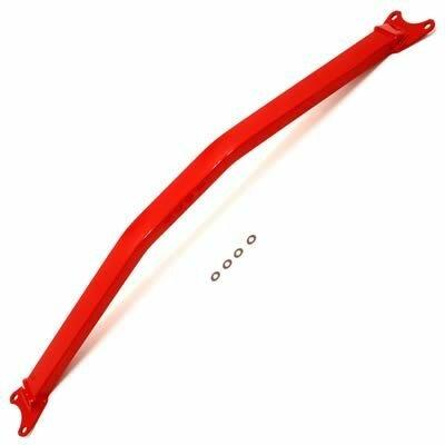 BMR Suspension STB011R 2005-2014 Mustang Strut Tower Brace for Cars with Plenum Covers (Red)
