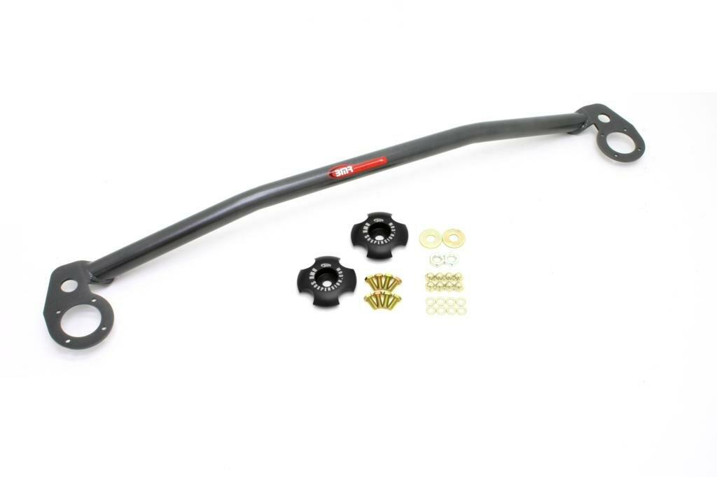 BMR STB013H 2010-2011 5th Gen Camaro Strut Tower Brace, Front, 2-point, Fits Non-Supercharged V8 (Black Hammertone)