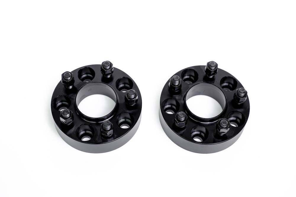 Steeda 1" Hubcentric Billet Aluminum Wheel Spacer - Pair (2015-2026 Mustang / 2020+ Explorer) - 555-6611