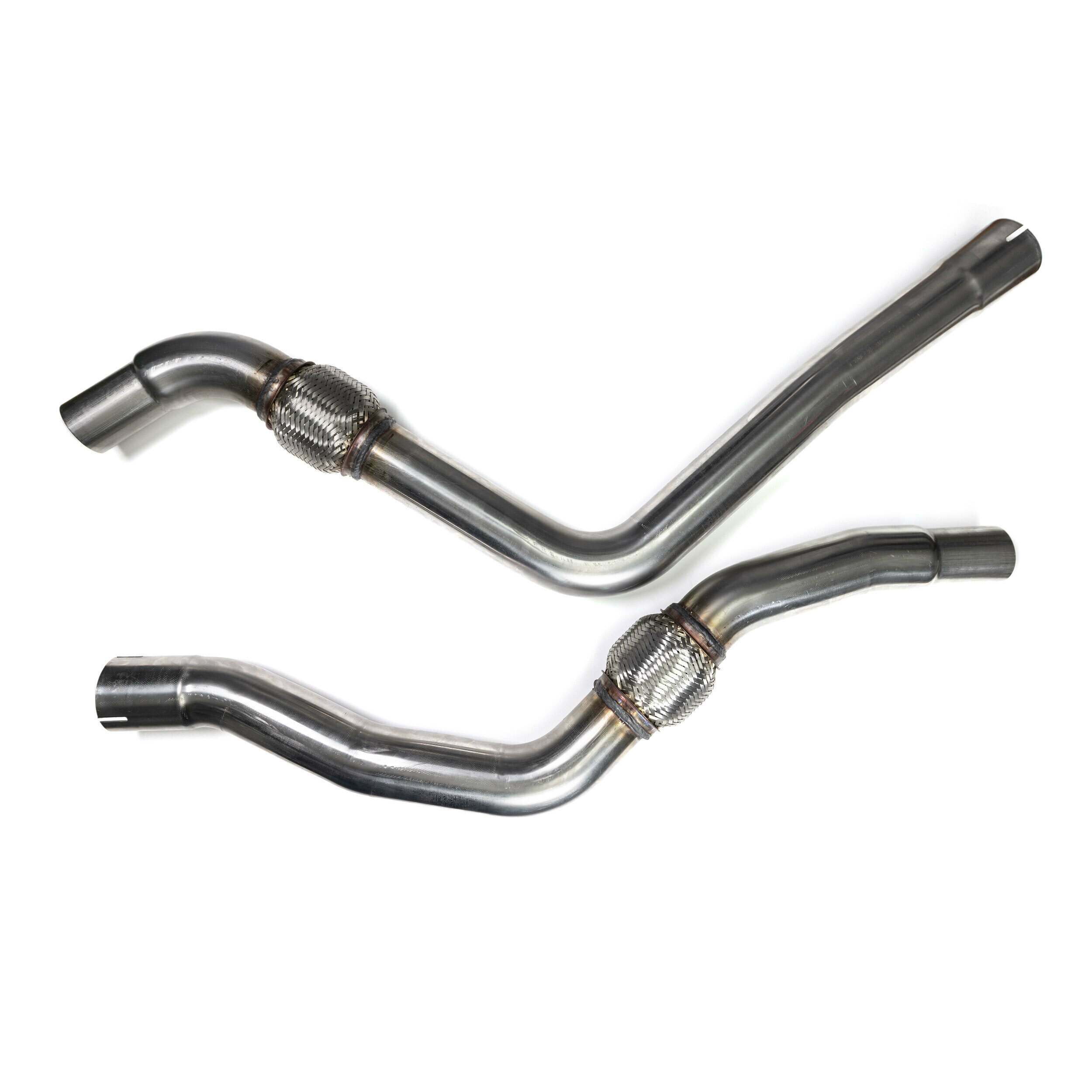 PLLP00005M 2.5" Stainless Steel Mid Pipes (2020-2025 Ford Explorer ST 3.0L)