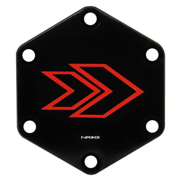 NRG Arrow engraved Horn Delete Button-RED - STR-620RD