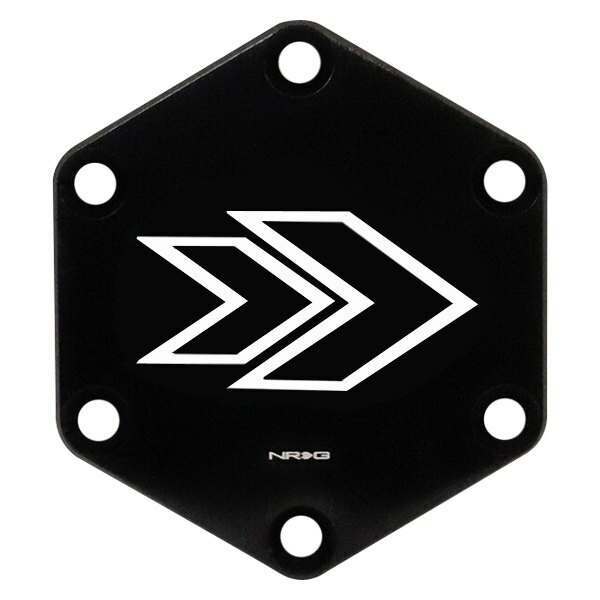 NRG Arrow engraved Horn Delete Button-WHITE - STR-620WT